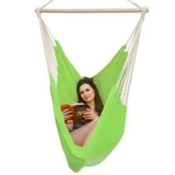 AMANKA XXL Hängestuhl HMG-40 Limetten Grün