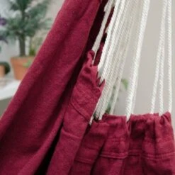 AMANKA XXL Hängestuhl HMG-40 Bordeaux Rot -Mytoys Home Store 16527649 04