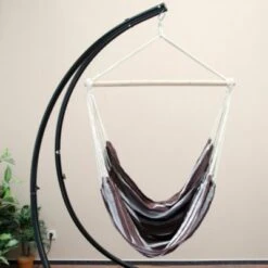 AMANKA XXL Hängestuhl HMG-40 Braun Streifen -Mytoys Home Store 16527671 06