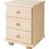 TICAA Nachtkommode Ivo Kiefer Mit 3 Schubladen Natur -Mytoys Home Store 16615341 01