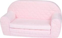 KNORRTOYS.COM Kindersofa - "Cosy Heart Rose"