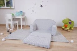 KNORRTOYS.COM Kindersofa - "Cosy Geo Grey" -Mytoys Home Store 16815549 05