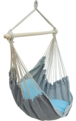 AMANKA Hängestuhl HMG-35 Lilac Grau + 2 Kissen -Mytoys Home Store 16874983 03