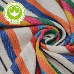 AMANKA Hängestuhl HMG-35 Bunte Streifen + 2 Kissen -Mytoys Home Store 16997768 04