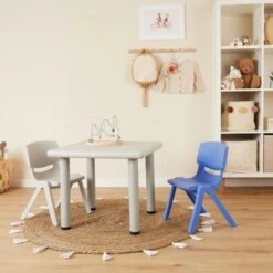 Bieco Kinderstuhl Bis 80kg Belastbar Stapelbar Kippsicher Für Innen & Außen Stuhl Blau Kinderstühle -Mytoys Home Store 17439243 04