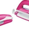 LEITZ Locher & Heftgerät WOW Mini Pink Metallic