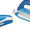LEITZ Locher & Heftgerät WOW Mini Blau Metallic