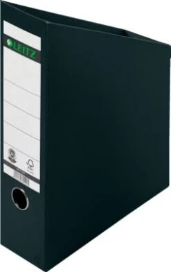 LEITZ Stehsammler Hartpappe A4 Schwarz Ca. 7,6 Cm Fassungsvermögen