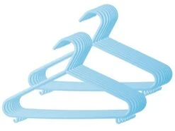 Bieco Kinderkleiderbügel 16x Eisblau Kleiderbügel Baby Kinder Kleiderbügel Kunststoff Kleiderbügel