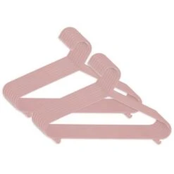 Bieco Kinderkleiderbügel 16x Altrosa Kleiderbügel Baby Kinder Kleiderbügel Kunststoff Kleiderbügel