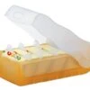 HAN Karteibox CROCO DIN A7 Quer Mit 5 Stützplatten Und 100 Karten, Transluzent-orange -Mytoys Home Store 17568630 01