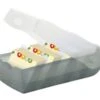 HAN Karteibox CROCO DIN A7 Quer Mit 5 Stützplatten Und 100 Karten, Transluzent-grau -Mytoys Home Store 17568658 01