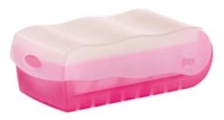 HAN Karteibox CROCO DIN A8 Quer Mit 5 Stützplatten Und 100 Karten, Transluzent-pink -Mytoys Home Store 17568776 03