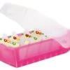 HAN Karteibox CROCO DIN A7 Quer Mit 5 Stützplatten Und 100 Karten, Transluzent-pink -Mytoys Home Store 17568784 01