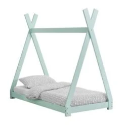 En.casa Kinderbett Im Tipi-Design In Mehreren Größen Und Farben Aus Kiefernholz Jugendbett