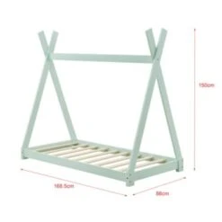 En.casa Kinderbett Im Tipi-Design In Mehreren Größen Und Farben Aus Kiefernholz Jugendbett -Mytoys Home Store 17578472 03