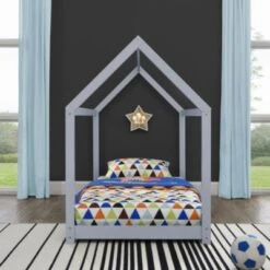 En.casa Kinderbett 90x200cm Haus Holz Bettenhaus Hausbett In Verschiedenen Farben -Mytoys Home Store 17578879 03