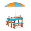 Relaxdays Kindersitzgruppe Garten Mit Sonnenschirm -Mytoys Home Store 17581511 01