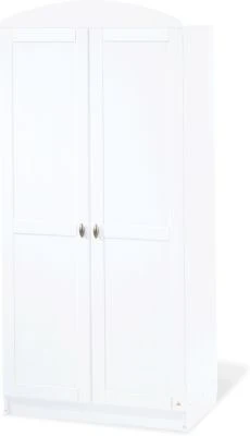 Pinolino Kleiderschrank LAURA, 2-türig, Weiß 5 Pinolino Kleiderschrank LAURA, 2-türig, Weiß – Bild 3