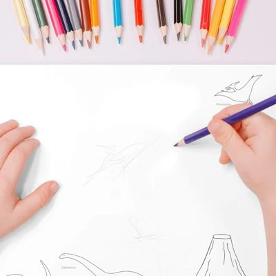 Nikima Papierunterlage A2 Schreibtischunterlage Dinosaurier Zum Ausmalen Schreibtischunterlagen 6 Nikima Papierunterlage A2 Schreibtischunterlage Dinosaurier Zum Ausmalen Schreibtischunterlagen – Bild 4