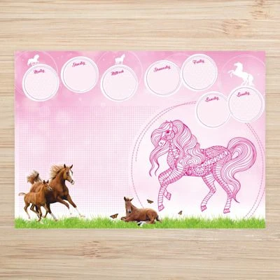 Nikima Papierunterlage A2 Schreibtischunterlage Pferde Schreibtischunterlagen 7 Nikima Papierunterlage A2 Schreibtischunterlage Pferde Schreibtischunterlagen – Bild 5