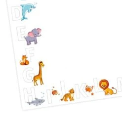 Nikima Papierunterlage A2 Schreibtischunterlage Alphabet + Zahlen Schreibtischunterlagen -Mytoys Home Store 18624317 02