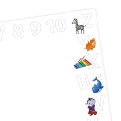 Nikima Papierunterlage A2 Schreibtischunterlage Alphabet + Zahlen Schreibtischunterlagen -Mytoys Home Store 18624317 03