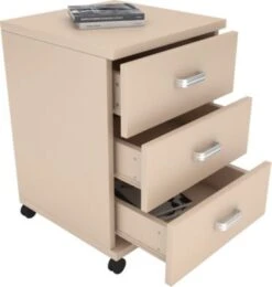 VCM Rollcontainer Beistellcontainer Bürocontainer Rollen Rollbar Schublade Tobila