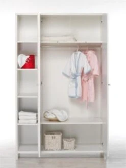 Schardt Kleiderschrank ECO STRIPE, Weiß, 2-türig -Mytoys Home Store 1880524 02