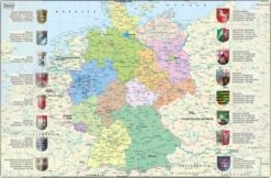 Idena Schreibunterlage Deutschlandkarte 58,5 X 38,5 Cm