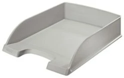 LEITZ Briefkorb Standard Plus, A4, Polystyrol, Grau