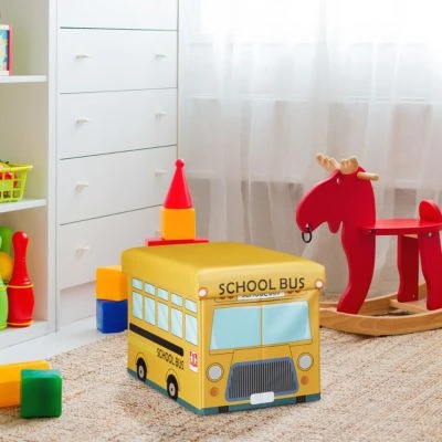 Relaxdays Faltbare Spielzeugkiste Mit Stauraum 4 Relaxdays Faltbare Spielzeugkiste Mit Stauraum – Bild 2