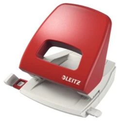 LEITZ Nexxt Bürolocher Rot, Lochabstand: 80 Mm