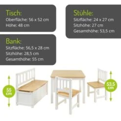 Bomi Kindersitzgruppe Anna Natur/Weiß -Mytoys Home Store 19282024 03