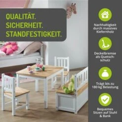 Bomi Kindersitzgruppe Anna Natur/Weiß -Mytoys Home Store 19282024 05