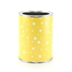 Nikima Stiftebecher Sterne Gelb/weiß - Kinder Stifteköcher Stiftehalter Stifteköcher