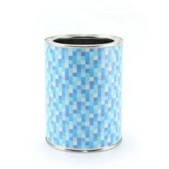 Nikima Stiftebecher Pixel Blau Inkl. 12 Dreikant Buntstiften Stifteköcher Stifteköcher -Mytoys Home Store 19306310 02