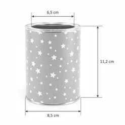 Nikima Stiftebecher Sterne Blau/weiß Inkl. 12 Dreikant Buntstiftennge Stifteköcher Stifteköcher -Mytoys Home Store 19306318 03