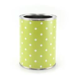 Nikima Stiftebecher Punkte Grün/weiß - Kinder Stifteköcher Stiftehalter Stifteköcher