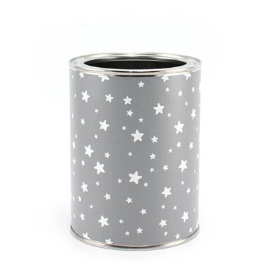 Nikima Stiftebecher Sterne Grau/weiß Inkl. 12 Dreikant Buntstiften Stifteköcher Stifteköcher 4 Nikima Stiftebecher Sterne Grau/weiß Inkl. 12 Dreikant Buntstiften Stifteköcher Stifteköcher – Bild 2