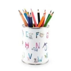 Nikima Stiftebecher Tier ABC Aquarell - Kinder Stifteköcher Stiftehalter Stifteköcher -Mytoys Home Store 19306362 03