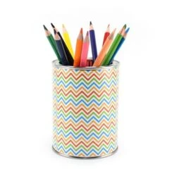 Nikima Stiftebecher Zick Zack Bunt - Kinder Stifteköcher Stiftehalter Stifteköcher -Mytoys Home Store 19306447 04