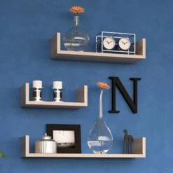 Vicco U Form Wandregal 3er Set Sonoma 12 Vicco U Form Wandregal 3er Set Sonoma -Mytoys Home Store 19337309 05