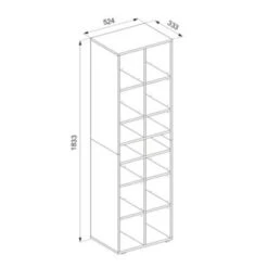 Vicco Kleiderschrank Paris Weiß 10 Vicco Kleiderschrank Paris Weiß -Mytoys Home Store 19337481 03