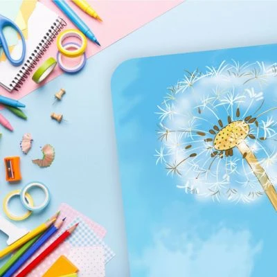 Nikima Schreibtischunterlage Stabile Vinyl Pusteblume Schreibtischunterlagen 5 Nikima Schreibtischunterlage Stabile Vinyl Pusteblume Schreibtischunterlagen – Bild 3