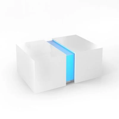 Vicco Coutchtisch Dandy Weiß Hochglanz Mit Lampen 3 Vicco Coutchtisch Dandy Weiß Hochglanz Mit Lampen