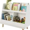 SoBuy® Kinderregal Mit 5 Fächern Bücherregal Aufbewahrungsregal Für Kinder Standregal Mit Massivholzbeine -Mytoys Home Store 20127084 01