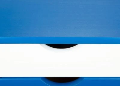 Inter Link ABC Rollcontainer TITJE, Blau/weiß 7 Inter Link ABC Rollcontainer TITJE, Blau/weiß – Bild 5