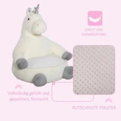 HOMCOM Kindersessel Einhorn -Mytoys Home Store 20490364 05