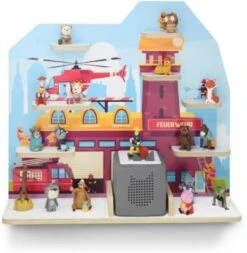 Stadtecken Regal Für Musikbox "Feuerwehr", Groß - Geeignet Für Toniebox